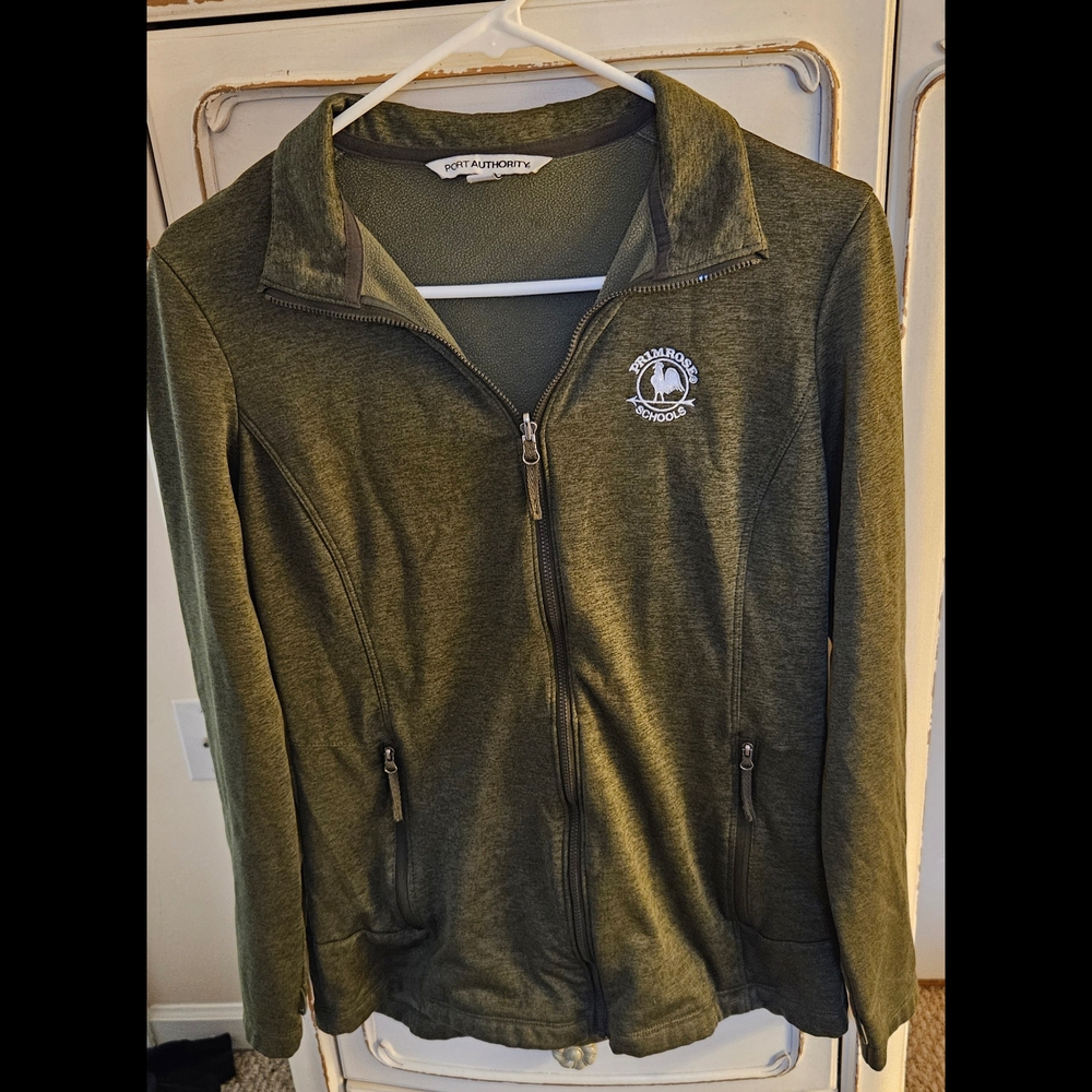 Primrose Olive Zip-Up Jacket
